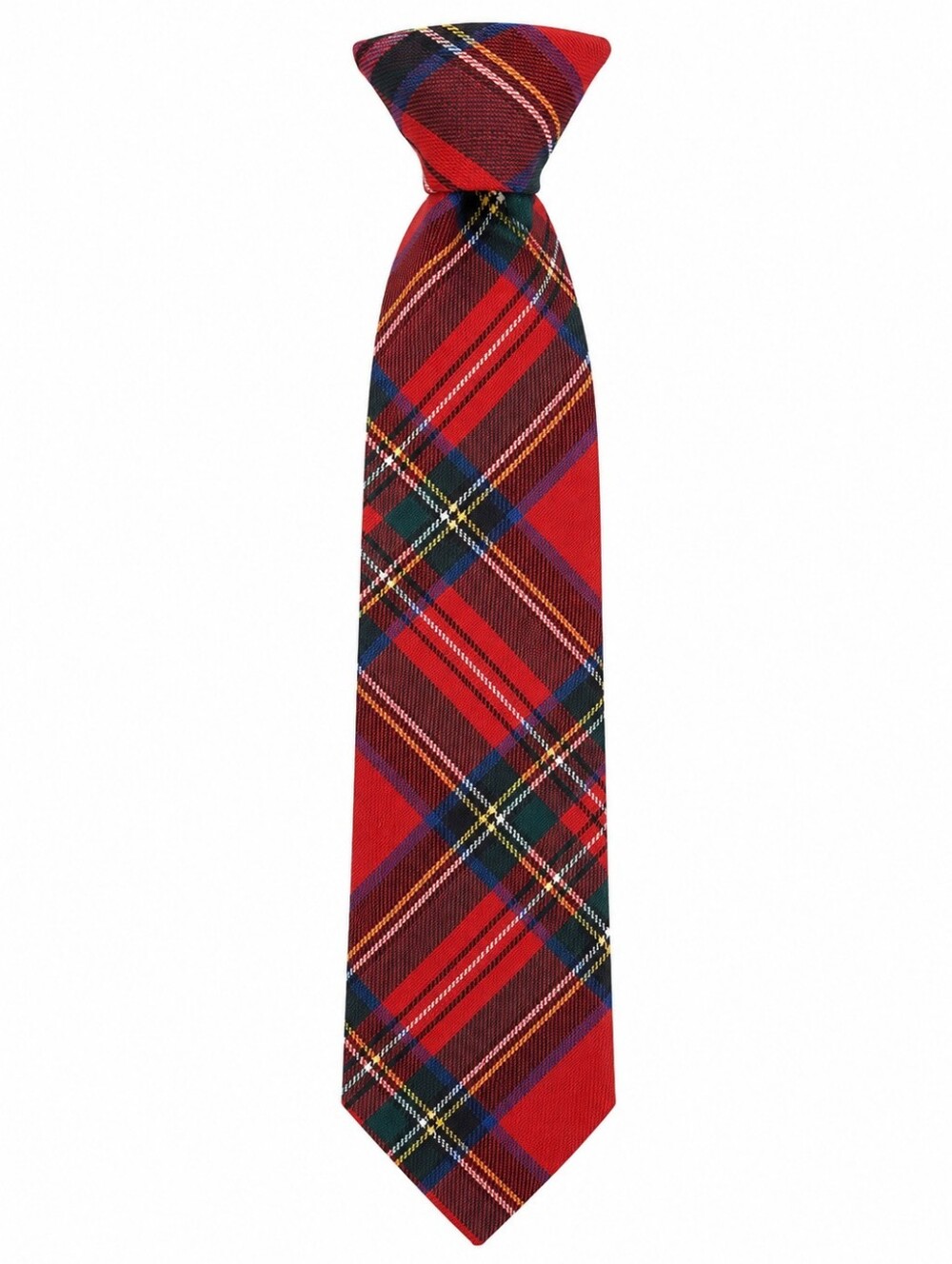 Clans of Scotland Stewart Royal Modern Wool Tartan Tie Made in Scotland NWT
